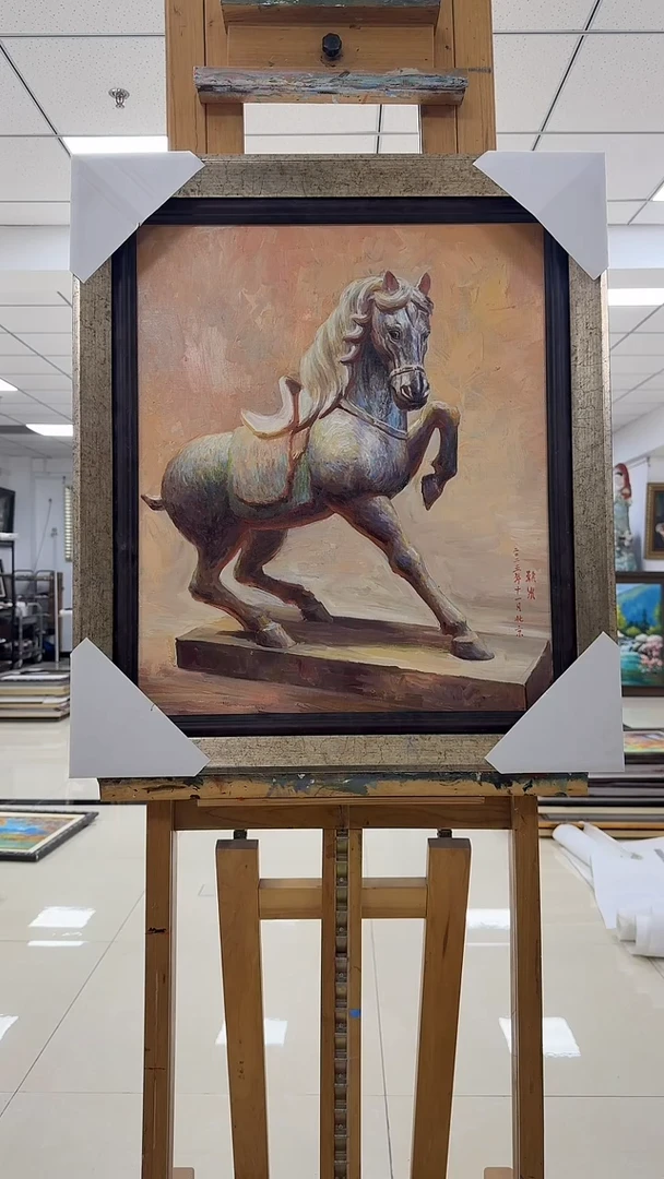 国画炳山艺术--老梁朝水师作品