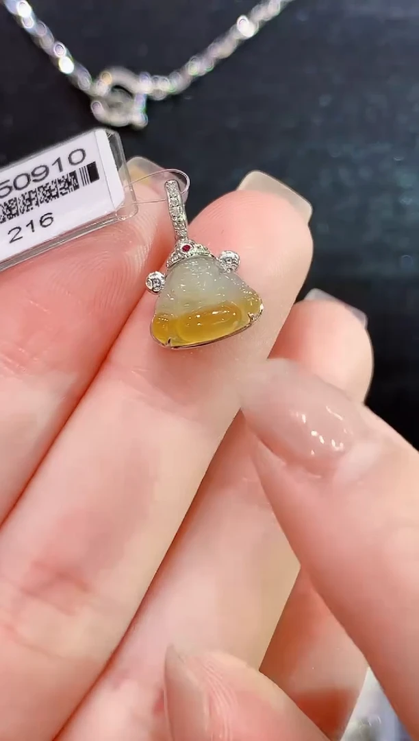 18K金镶嵌戒指翡翠JS多样性发其一