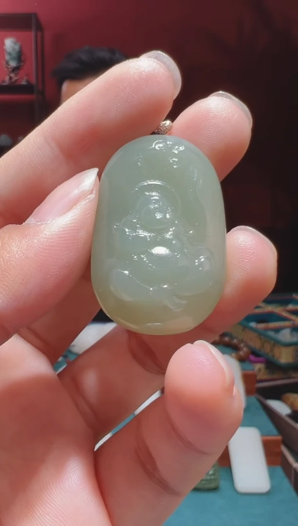 【闪购商品】和田玉吊坠(不含链)未镶嵌1