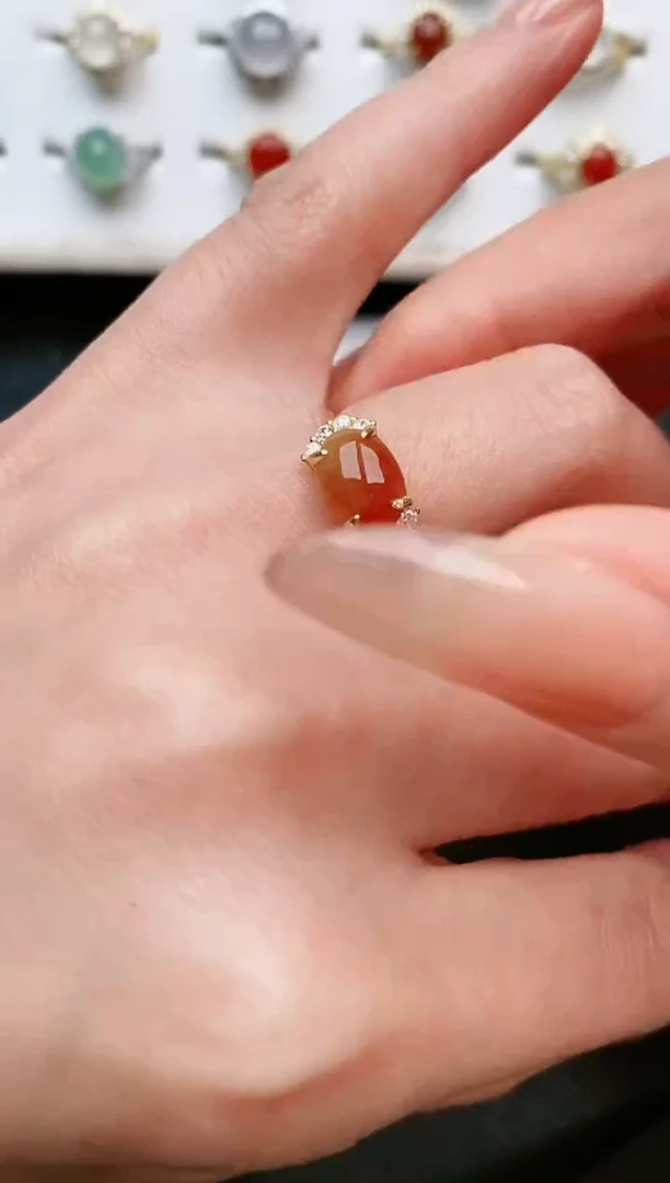 【闪购商品】翡翠戒指银S925镶嵌....