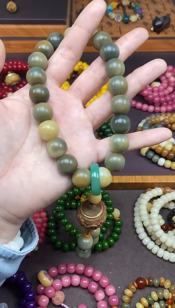 手串白玉菩提渐变菩提手持