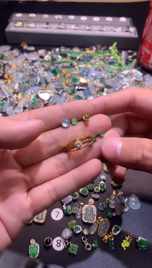 【闪购商品】翡翠吊坠(不含链)银S925镶嵌1