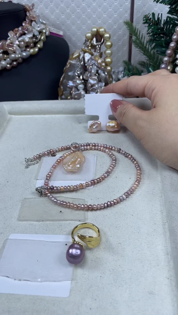 【闪购商品】淡水珍珠套链未镶嵌【纯恬珍珠】