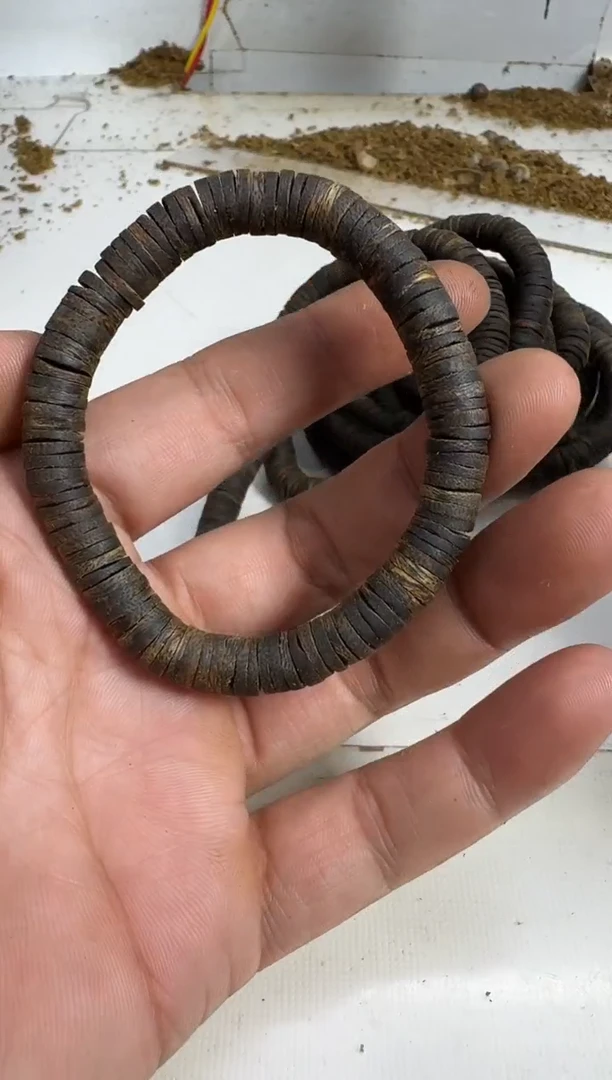 沉香手串0.8规格单圈8克片珠沉水