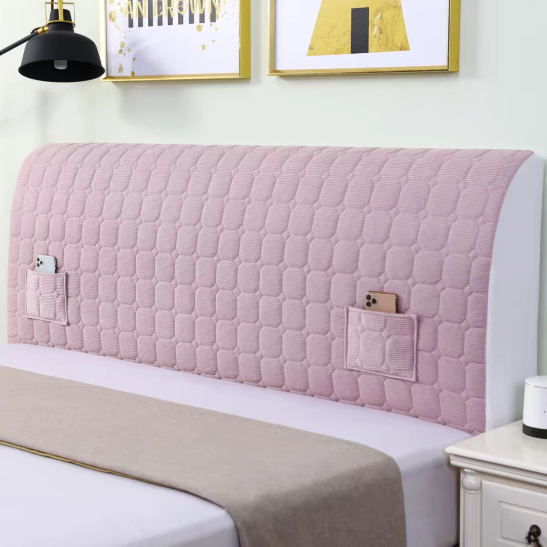 床头罩套加厚新款高档全包床头罩通用木头床头床头靠背垫床头套罩