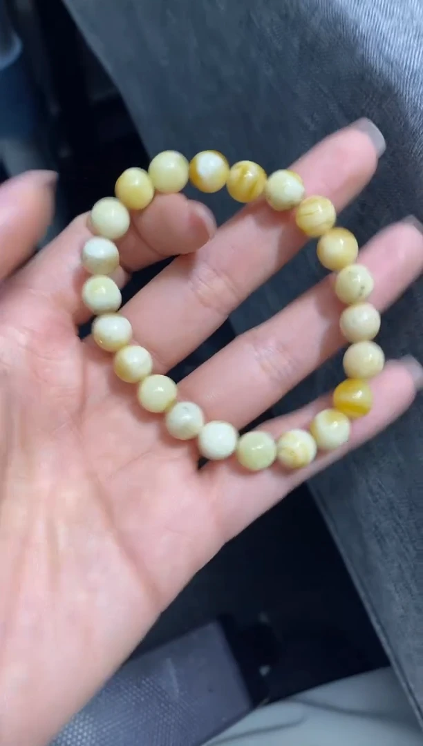 裸石蜜蜡未镶嵌手串