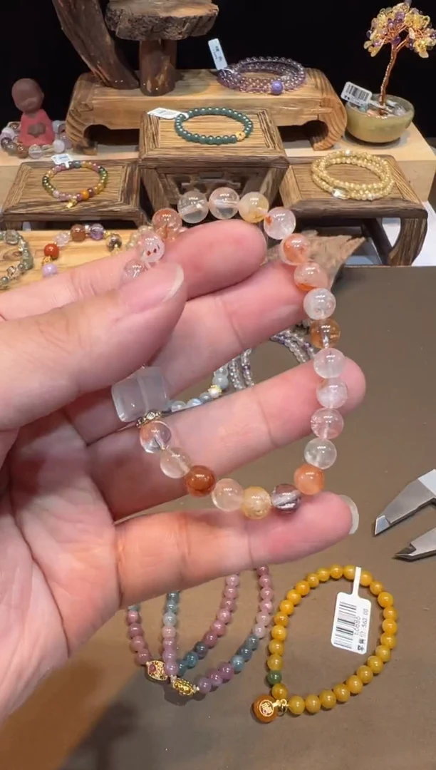 水晶手链未镶嵌手饰@@F4951