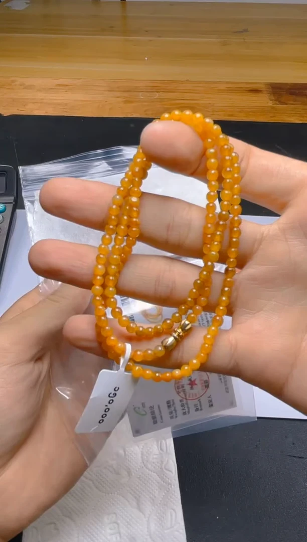 定制翡翠未镶嵌珠串