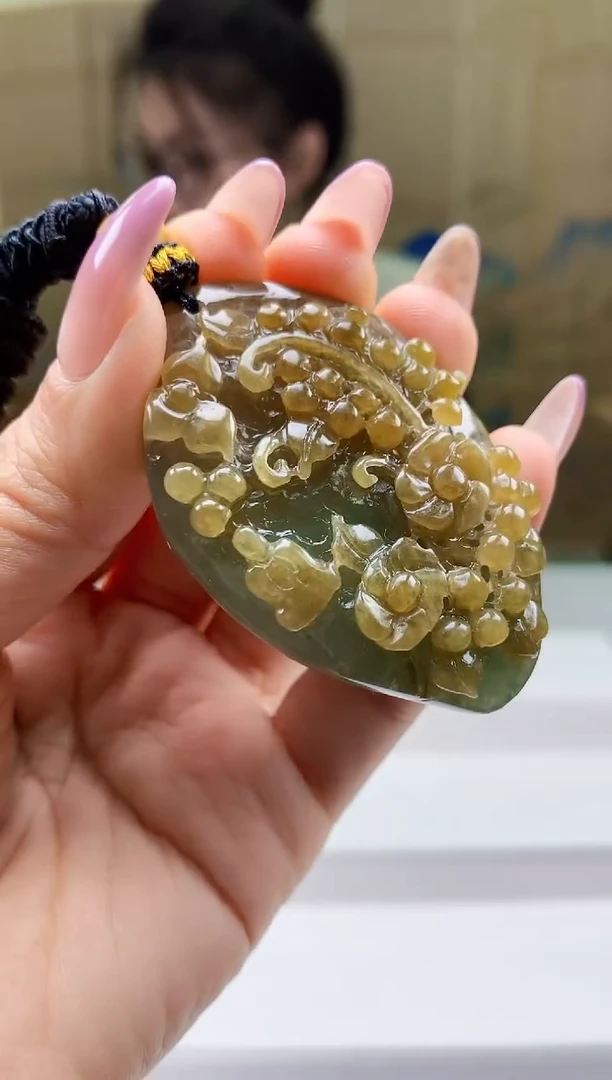 【闪购商品】定制翡翠未镶嵌5156ty-毛货挂件17