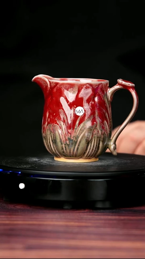 其他钧瓷561#李朝斐一级品原矿钧瓷公道杯