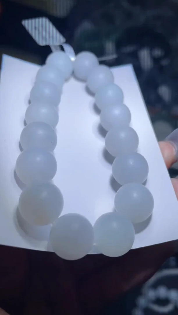 定制翡翠未镶嵌天然缅甸A货翡翠手串14