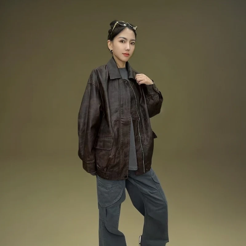 白姐同款皮衣外套（8510）