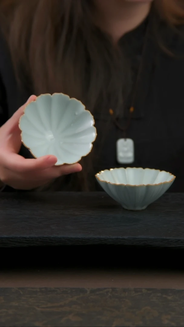 【闪购商品】杯汝窑主人杯翠羽杯买一送一