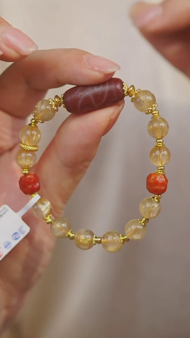 玛瑙/玉髓手串未镶嵌多样性发其一龙4