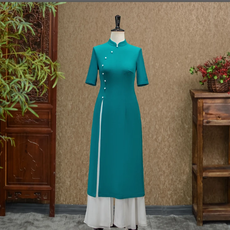 111827晶莹剔透（上衣）-隆佳秀走秀旗袍