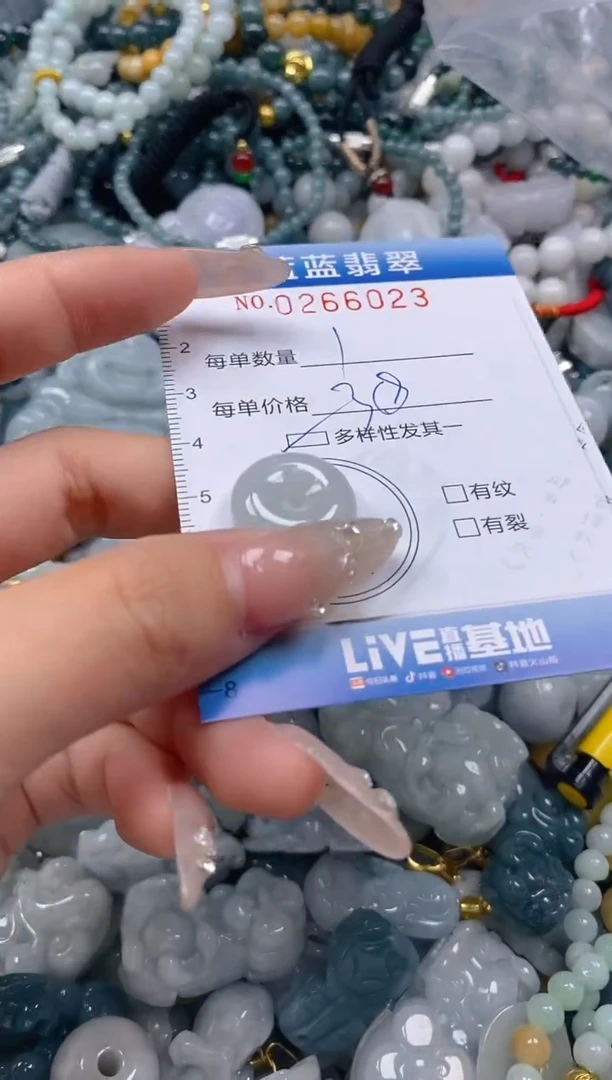 翡翠未镶嵌颈饰闪购0266023多样性发其一