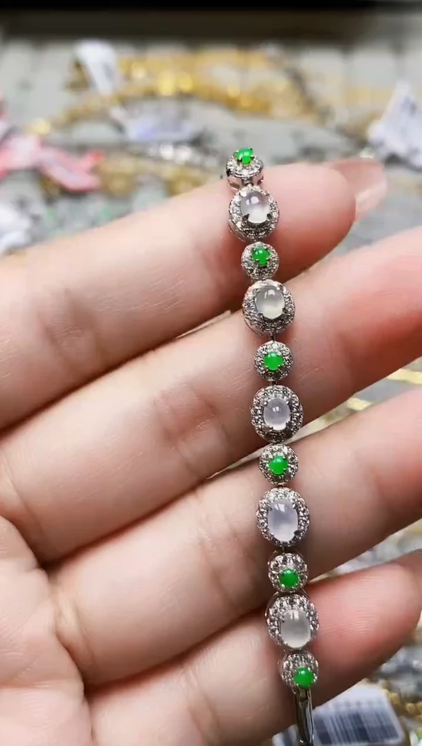 银S925镶嵌戒指翡翠2270