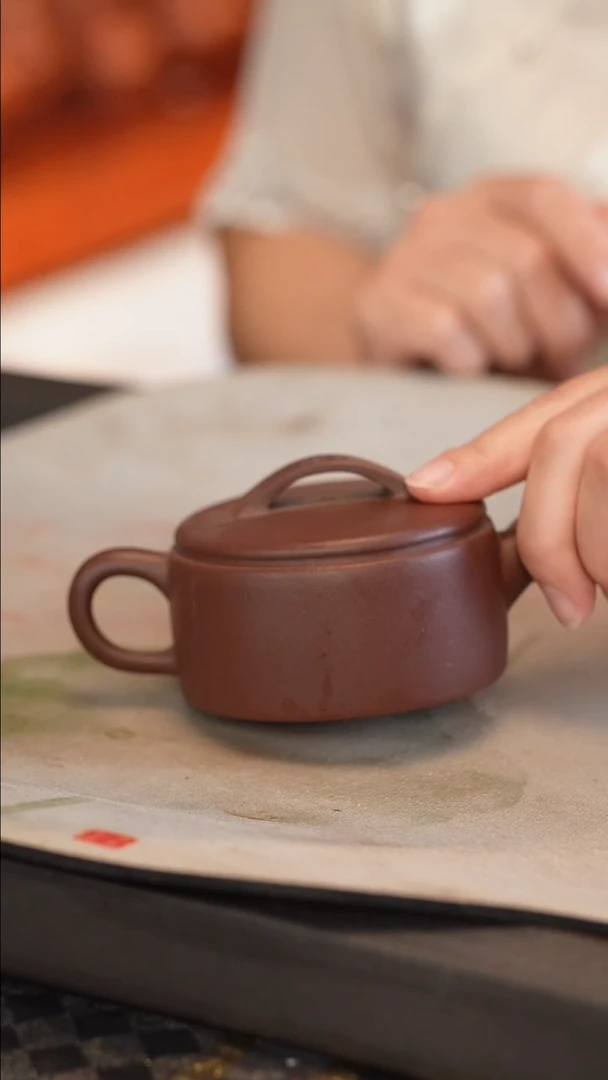 茶壶紫砂原矿手工制作