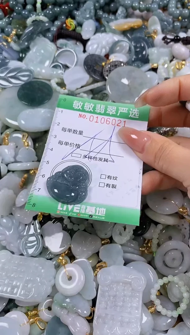 【闪购商品】翡翠颈饰未镶嵌闪购0106021多样性发其一