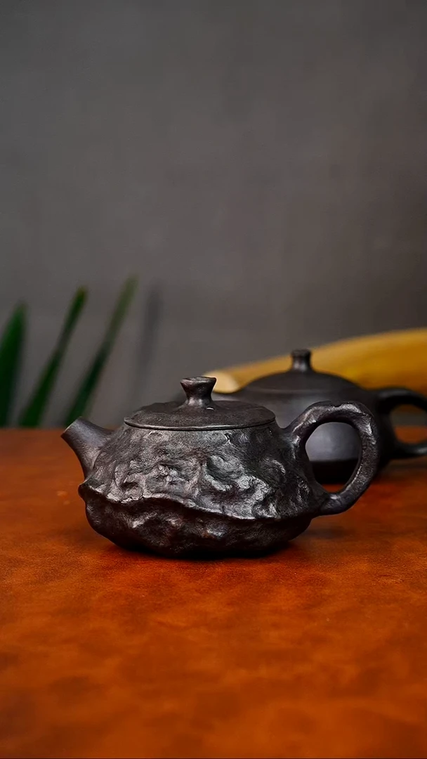 美**子随心壶冰碛岩石壶