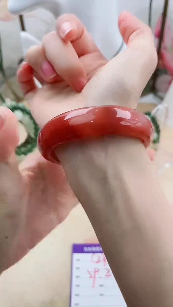 石英质玉手镯未镶嵌L28微色差59.2mm