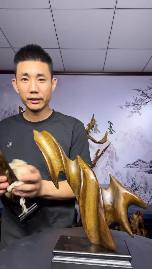金丝楠犹**决金丝楠木工艺品摆件