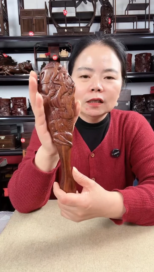 木老李红木工艺品捶背