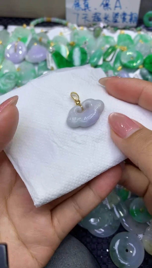 颈饰未镶嵌翡翠天然缅甸A货翡翠