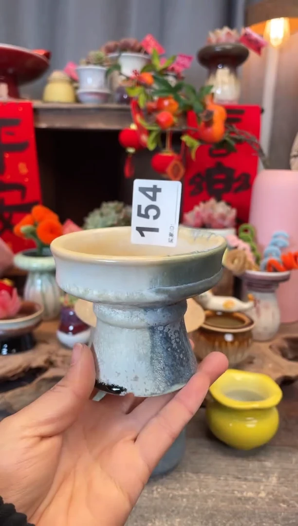 【闪购商品】摆件微瑕154知木小芳花盆