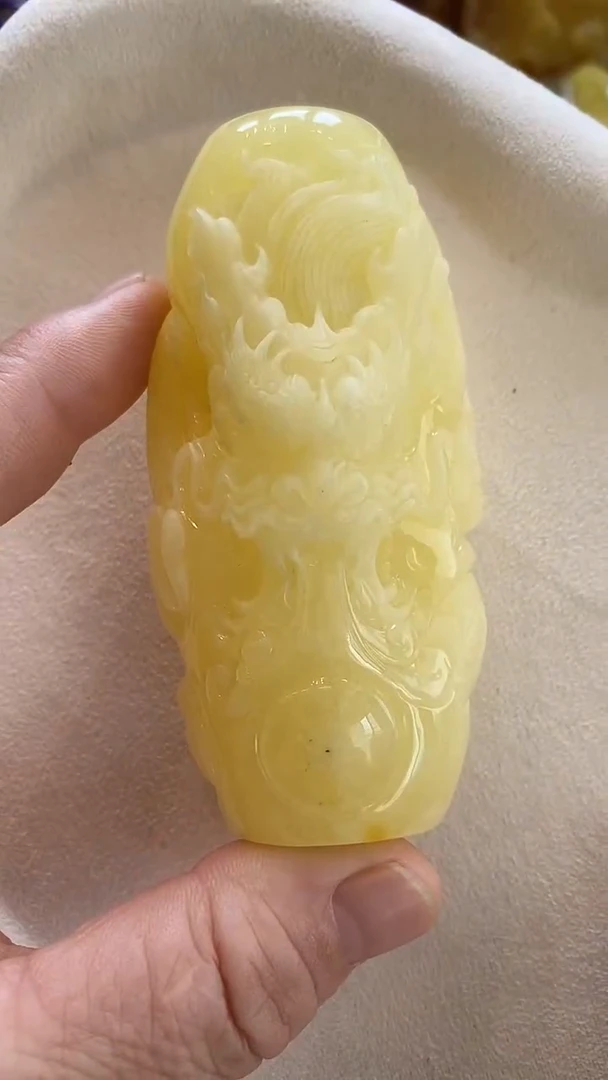 琥珀颈饰未镶嵌吊坠