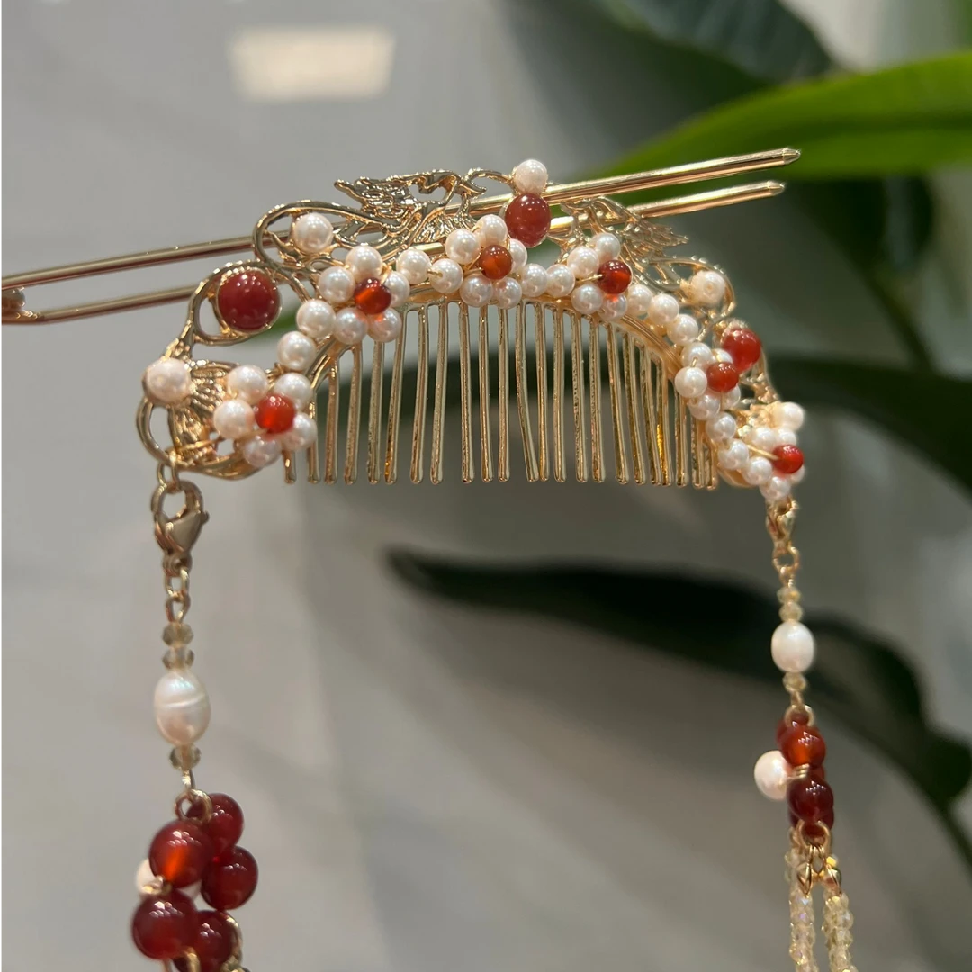 古悦倾城（遥清）古风汉服发饰