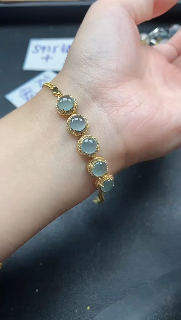 翡翠戒指银S925镶嵌51511515-10