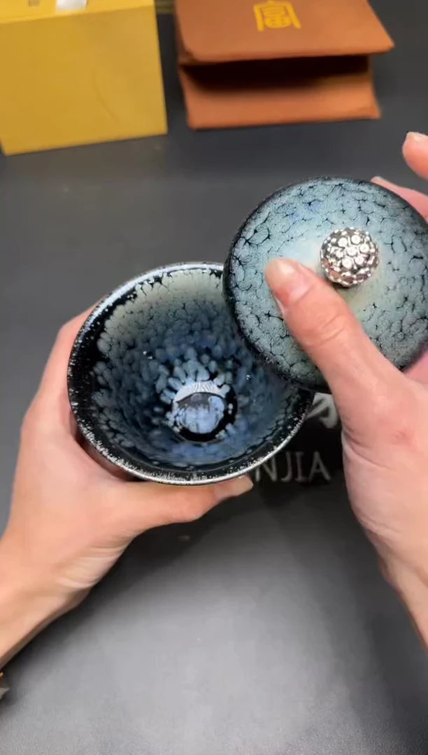 茶盏175@@建窑建盏主人杯