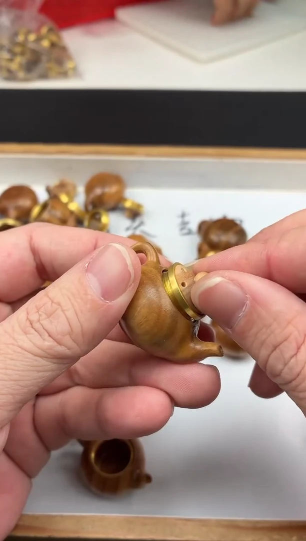 维腊木（绿檀）其他情*香囊壶