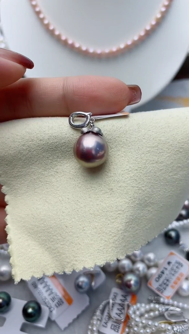 【闪购商品】淡水珍珠颈饰银S925镶嵌W52