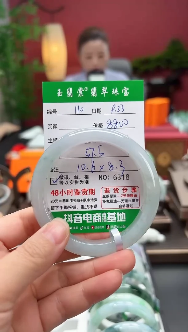 未镶嵌手镯翡翠翡翠110