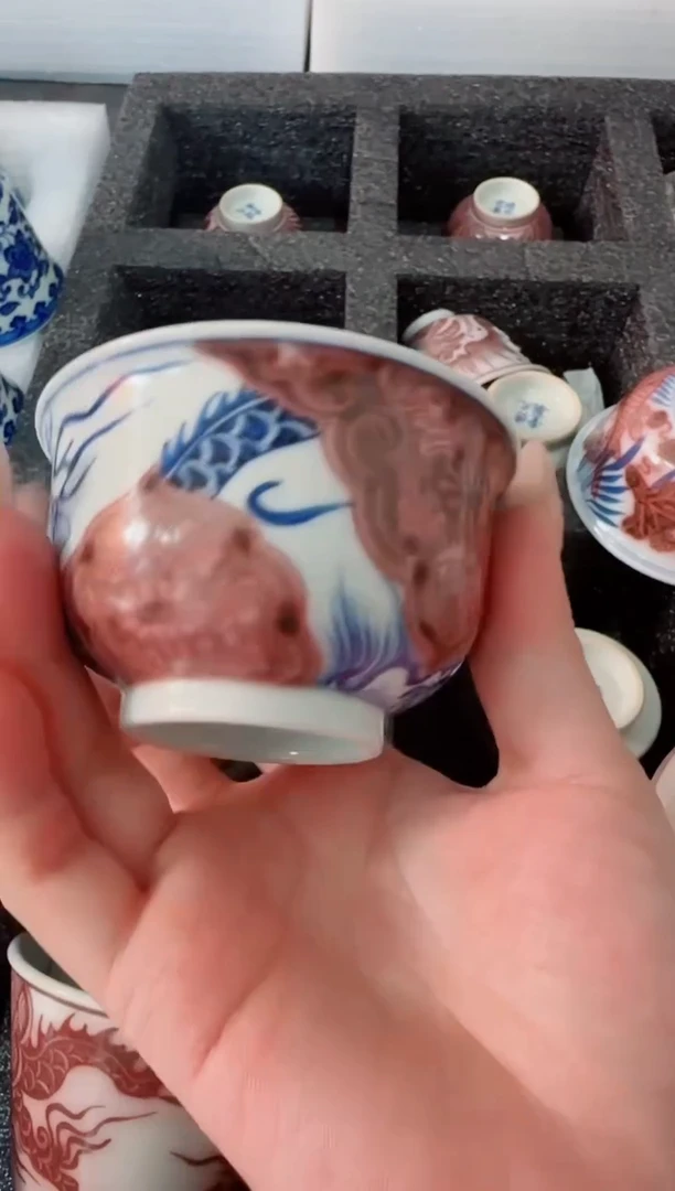 瓷片景德镇瓷器茶器茶杯