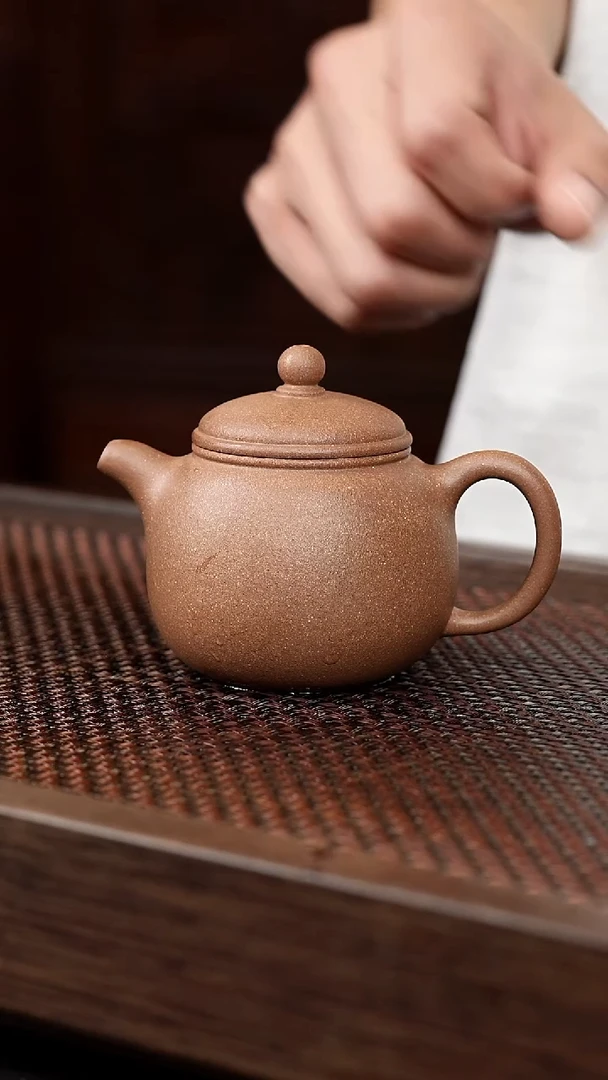 茶壶紫砂老段泥小匏尊