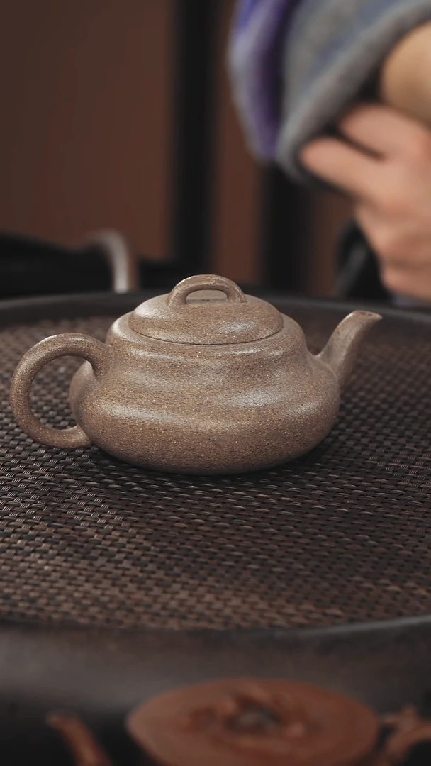 茶壶紫砂福禄  青段