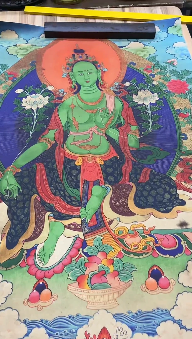 卷轴画精品挂饰 唐卡tk16107