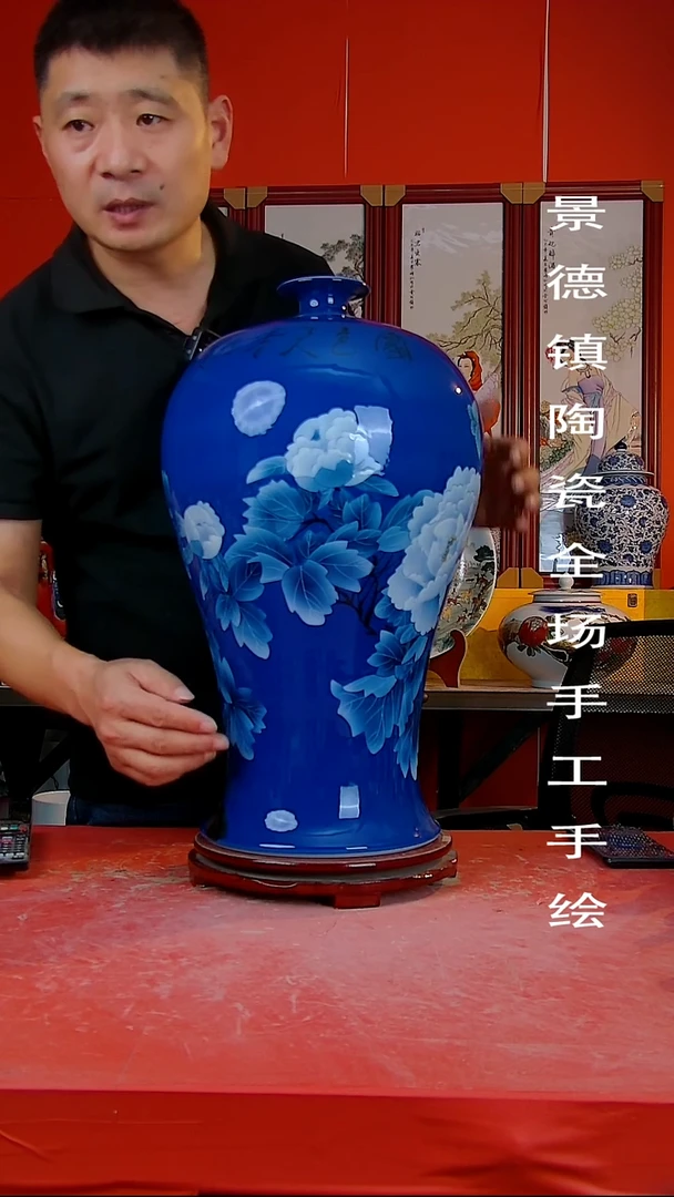 摆件景德镇陶瓷 全场手工手绘