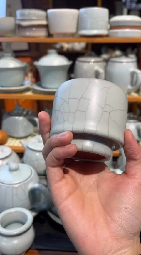 【闪购商品】杯北宋官瓷笔筒杯