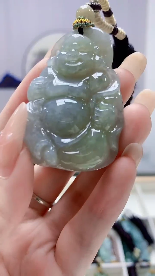 未镶嵌定制翡翠5028DD-毛货挂件133
