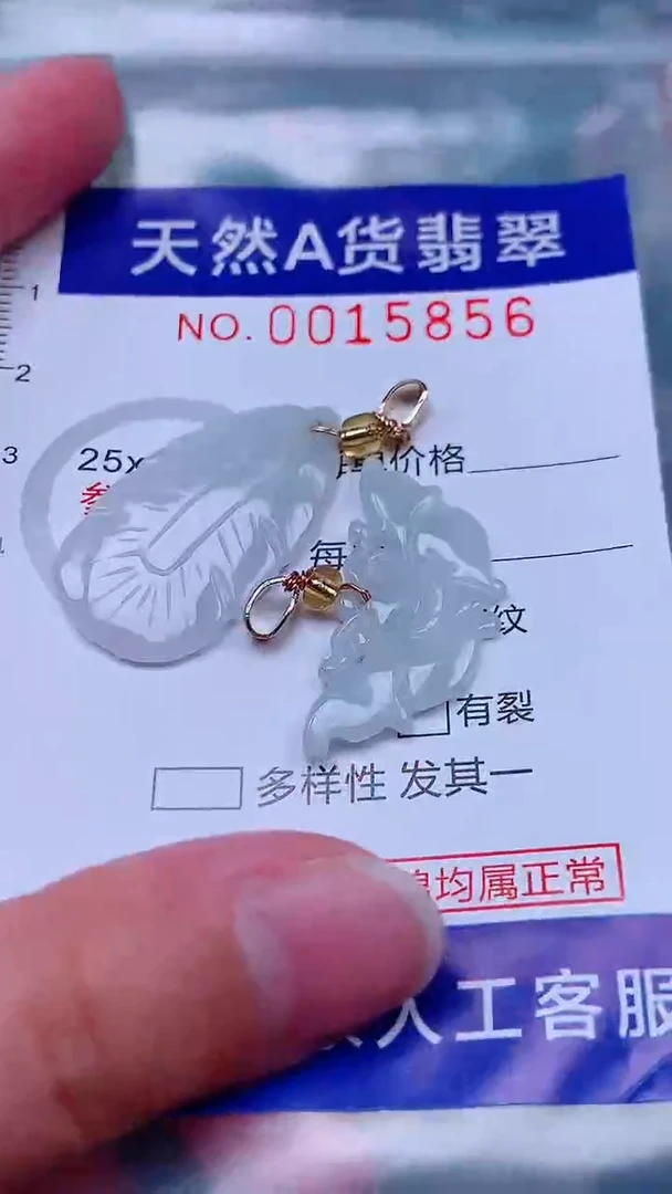 吊坠(不含链)未镶嵌翡翠1