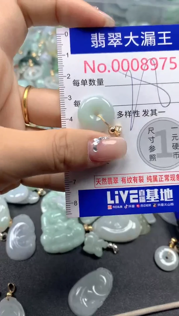 颈饰未镶嵌翡翠8975