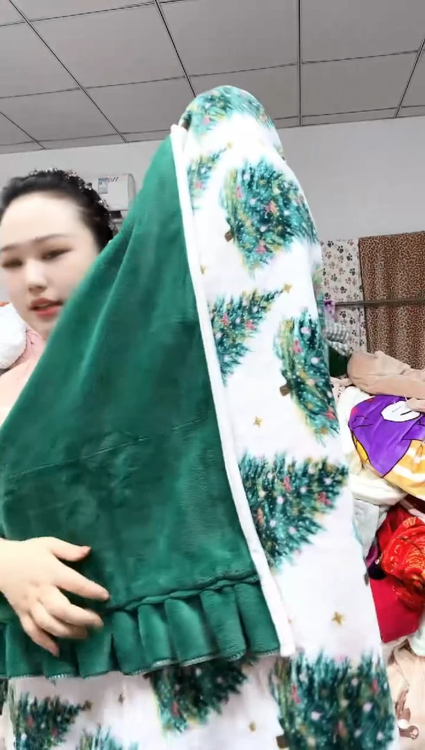 法兰绒1.2x1.8左右双面材质以主播介绍为准x c