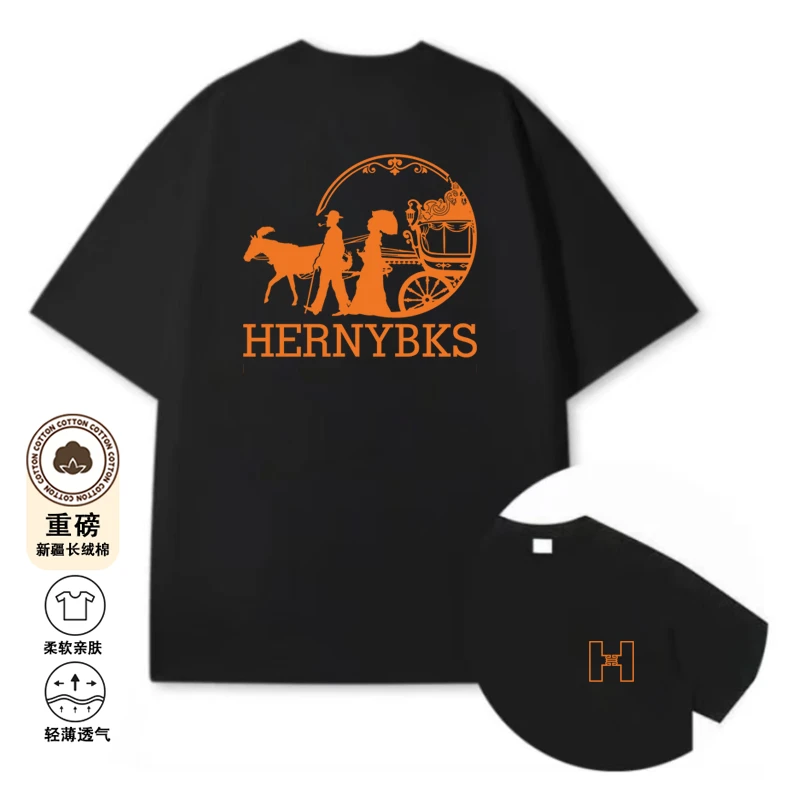 纯棉高级印花短袖男款女款男士柔软时尚休闲亲肤运动户外百搭ny17