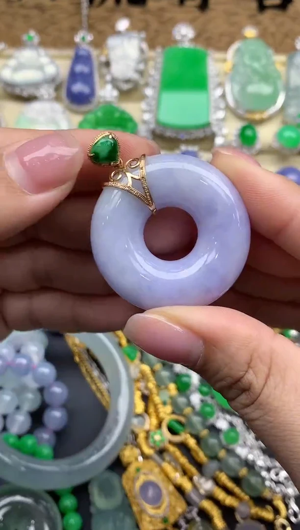 【闪购商品】翡翠颈饰18K金镶嵌167-中国好珍宝