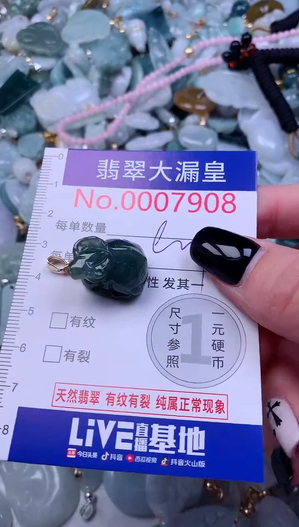 颈饰未镶嵌翡翠7908