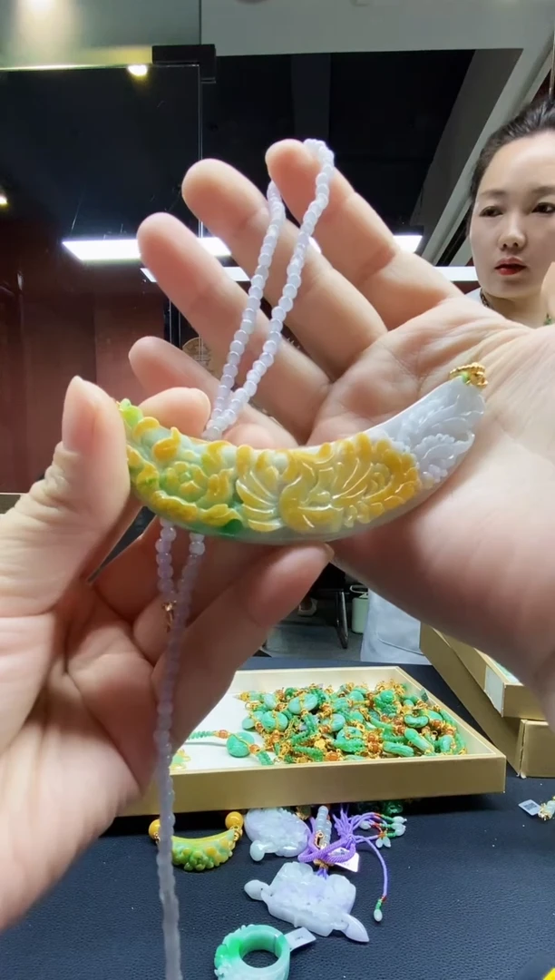 颈饰未镶嵌翡翠翡翠吊坠